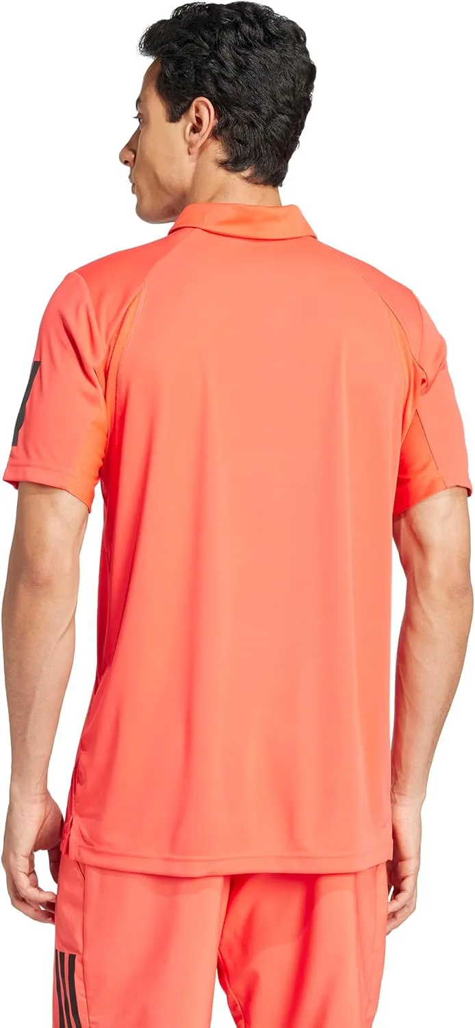adidas Men's Club Tennis Climacool 3-Stripes Polo Shirt