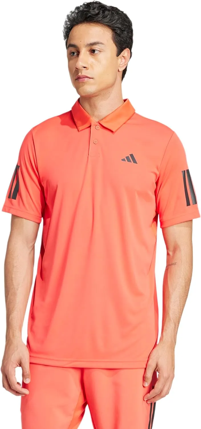 adidas Men's Club Tennis Climacool 3-Stripes Polo Shirt
