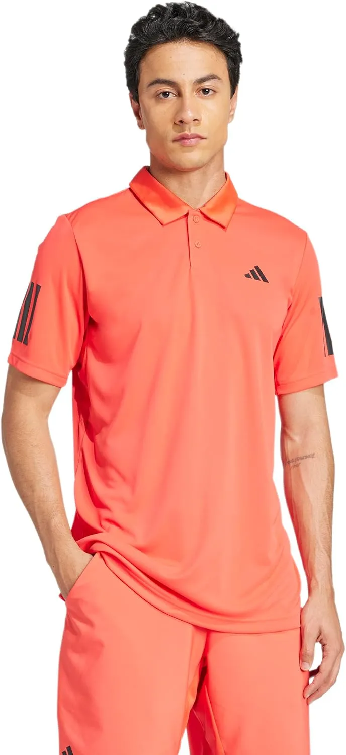adidas Men's Club Tennis Climacool 3-Stripes Polo Shirt