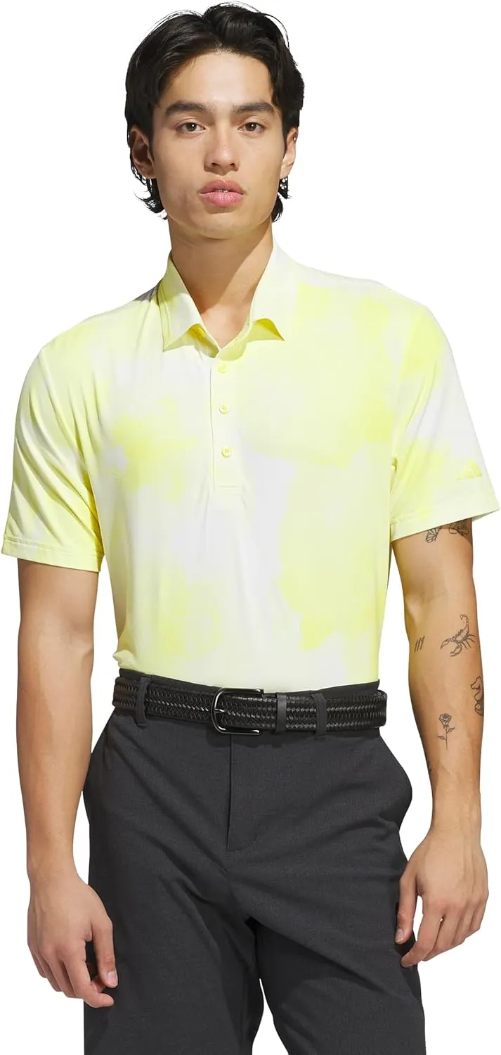 adidas Men's Ultimate365 Tour Printed Cool Feeling Polo Shirt