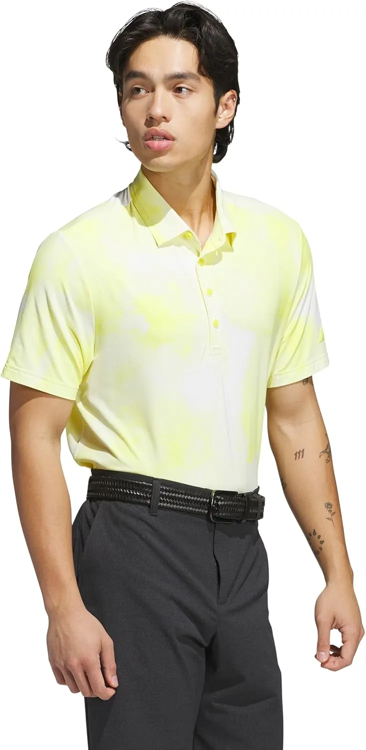 adidas Men's Ultimate365 Tour Printed Cool Feeling Polo Shirt