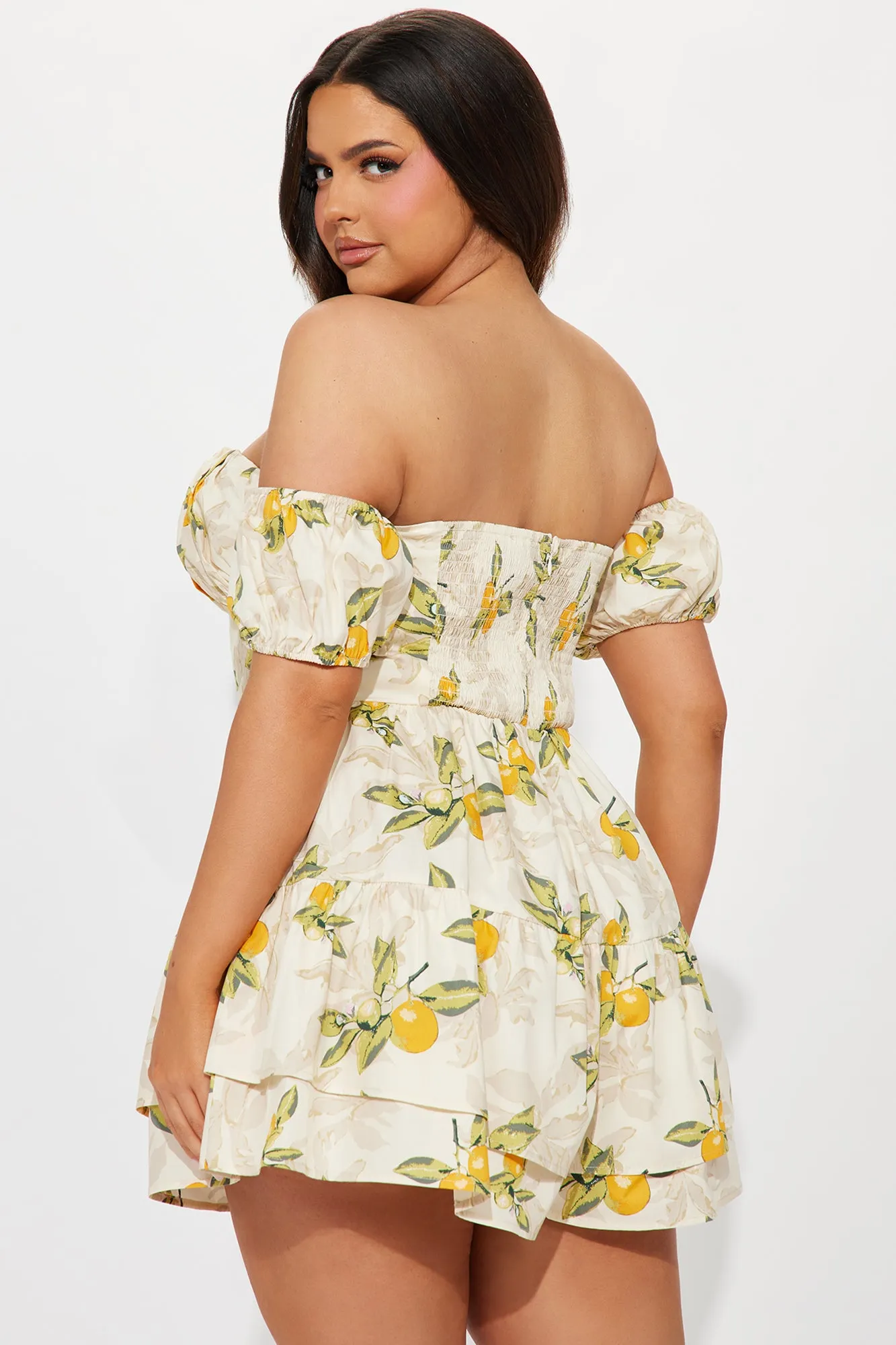 Almafi Coast Romper - Oatmeal/combo