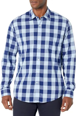 Amazon Essentials Men's Slim-Fit Long-Sleeve Poplin Shirt