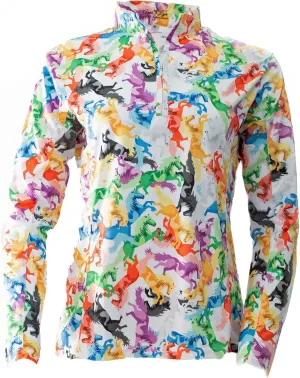 Anni Lyn Sportswear Women's Ventilated Long Sleeve Sun Shirt