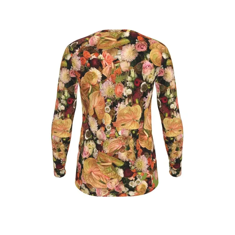 Anthurium 2 Women's T Shirt Long Sleeves