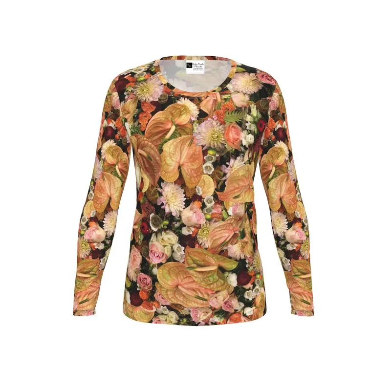 Anthurium 2 Women's T Shirt Long Sleeves
