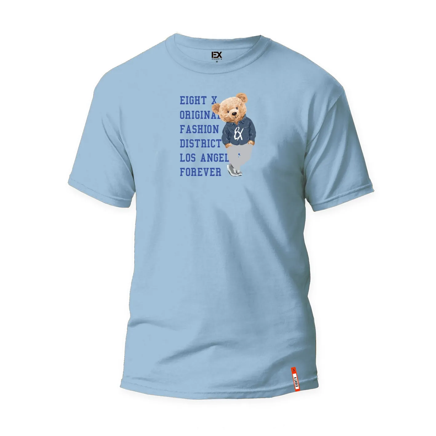 Bear Origins 3D Graphic T-Shirt - Blue