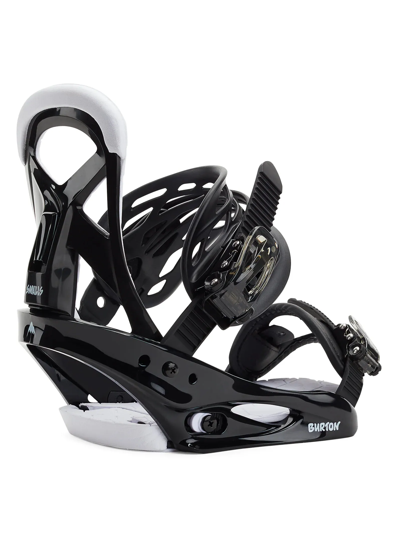 Burton Kids' Smalls Re:Flex Snowboard Bindings Black 10575105001