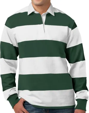 Buy Cool Shirts Mens Long Sleeve Rugby Polo Shirt