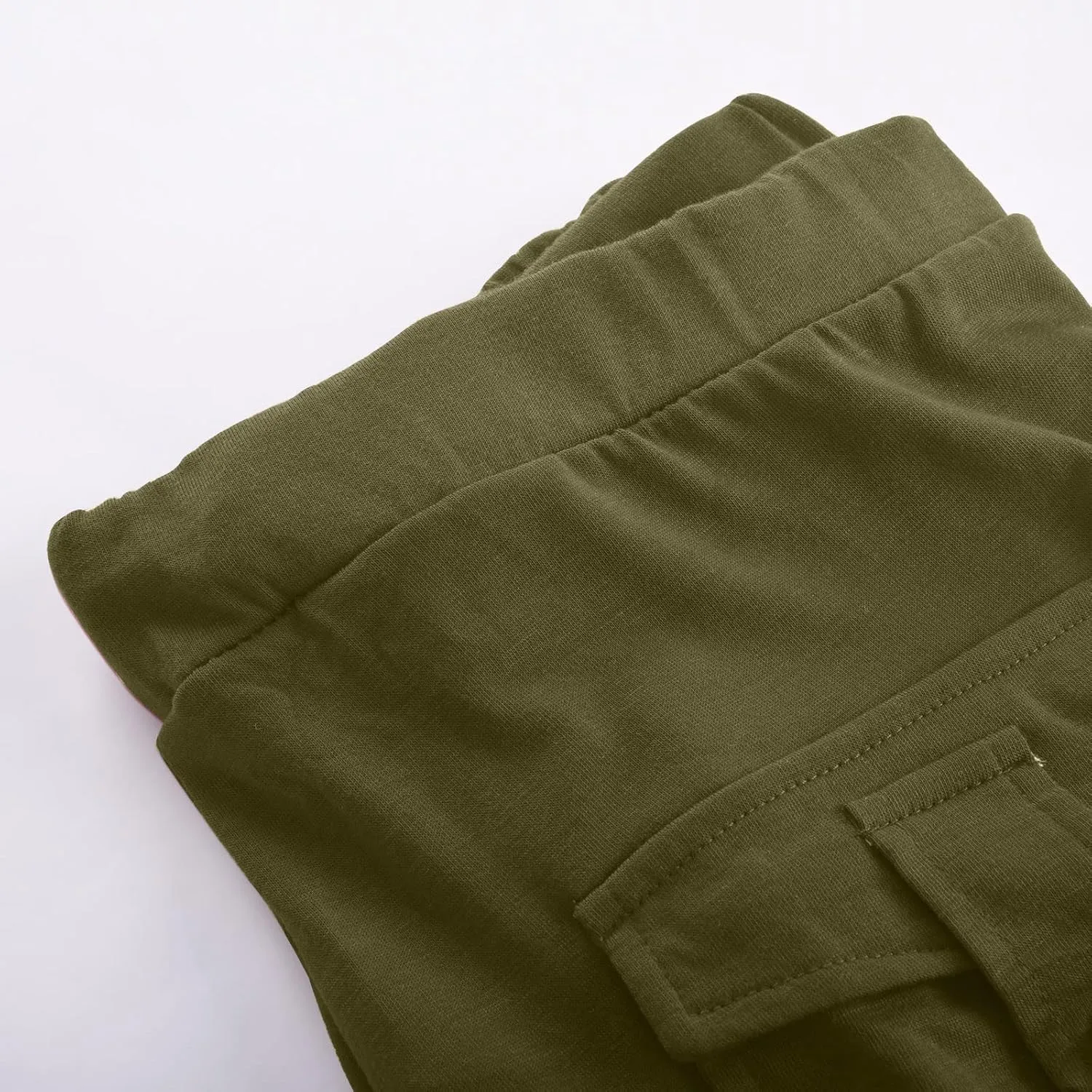 Capri Yoga Pants for Women Casual 2024 Summer Drawstring Elastic High Waist Pant Stretchy Cropped Trouser
