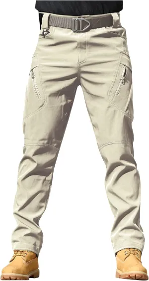 Cargo Pants for Men Multi Pockets Pants Casual Relaxed Fit Ripstop Hiking Pants Tactic Trousers