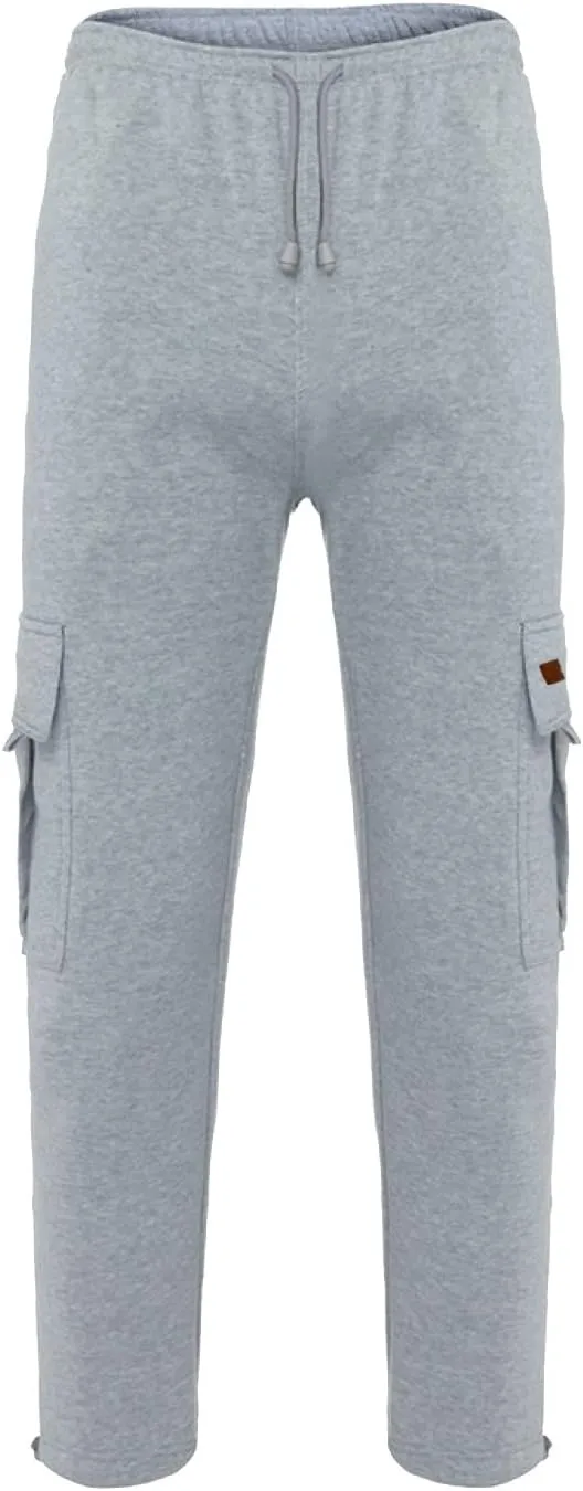 Cargo Pants for Men,Cargo Sweatpants for Men Big and Tall Running Pants Drawstring Work Pants Loose Fit Lounge Pants