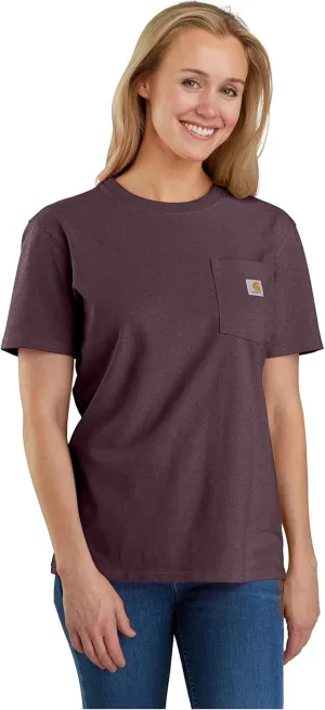 Carhartt Women's Loose Fit Heavyweight Short-Sleeve Pocket T-Shirt