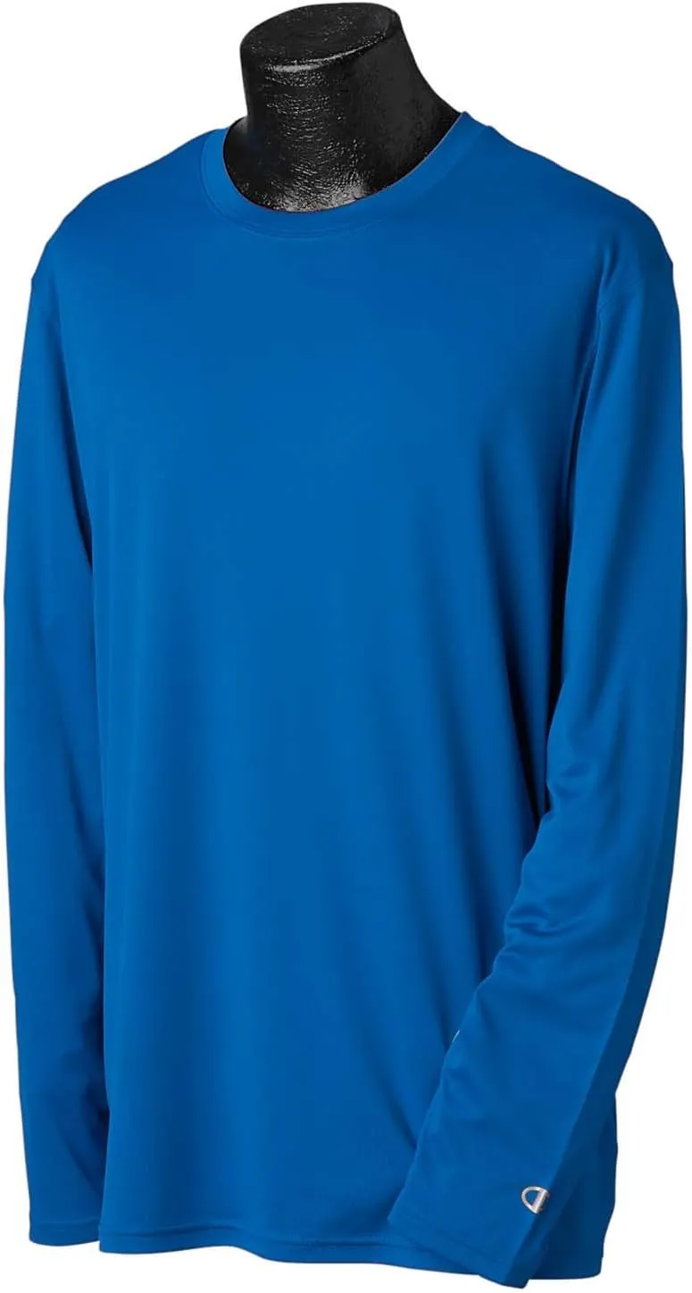 Champion Men's Long-Sleeve Double-Dry Performance T-Shirt