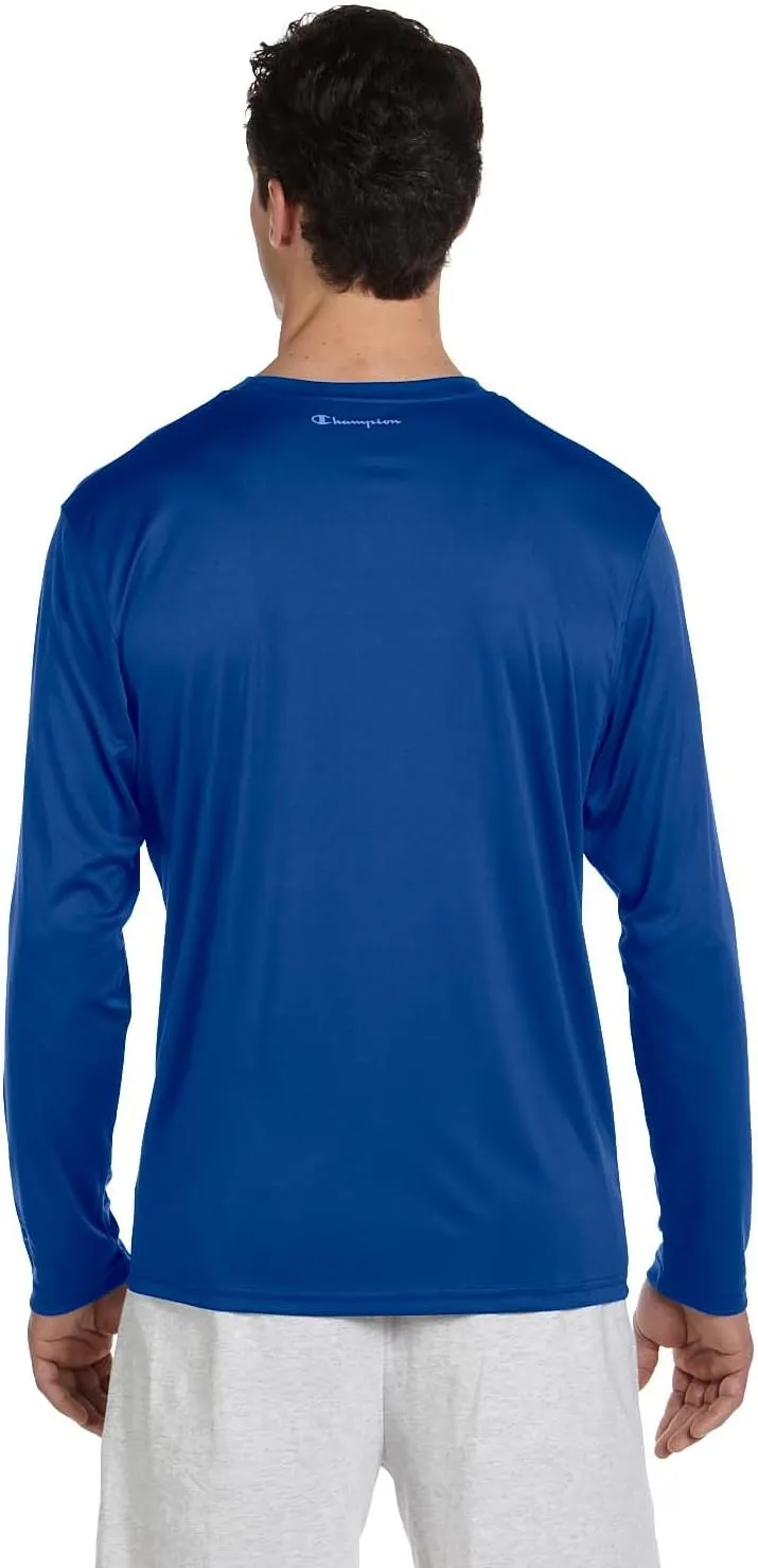 Champion Men's Long-Sleeve Double-Dry Performance T-Shirt