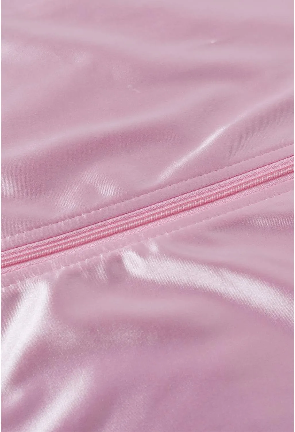 Child Girls Pink Satin Ladys Jacket 50S Pink Satin Jacket Halloween Costumes Little Girls' Coat Size 6-14