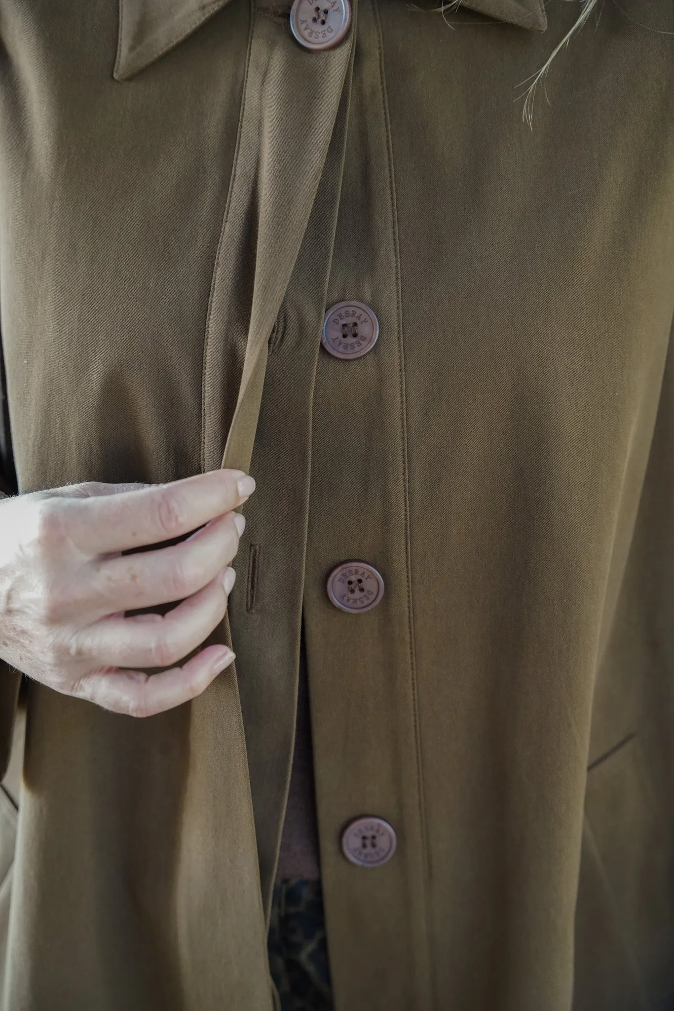 Choc A Line Swing Coat