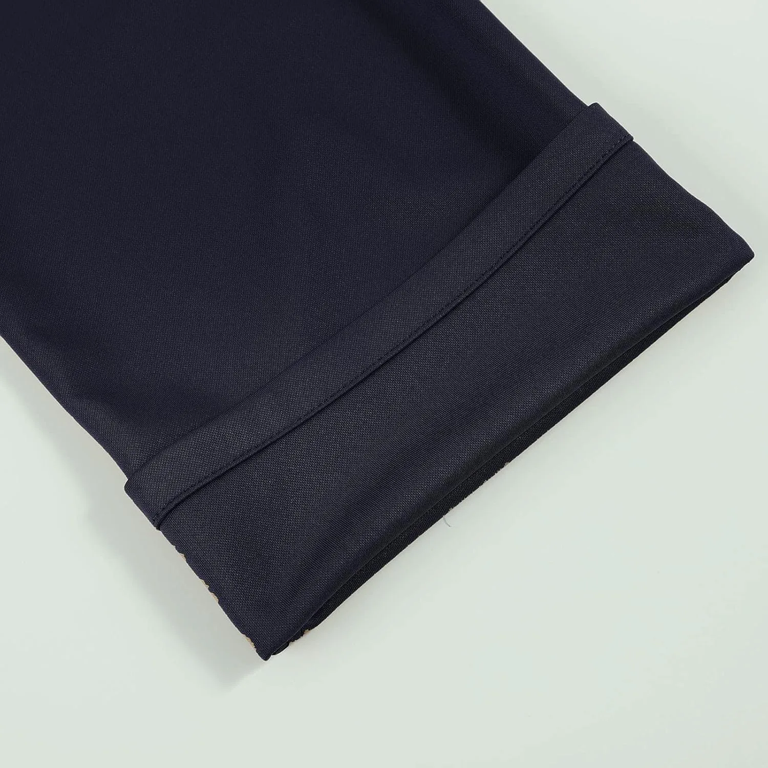 CRNTCEM Business Suit Pant for Men Slim Fit Front Flat Casual Dress Pants Straight Leg Black Office Work Chino Pants