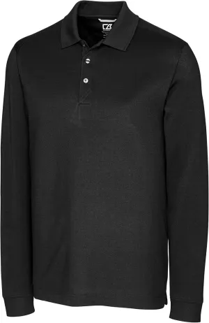 Cutter & Buck Men's 35 UPF, Long Sleeve Advantage Polo Shirt