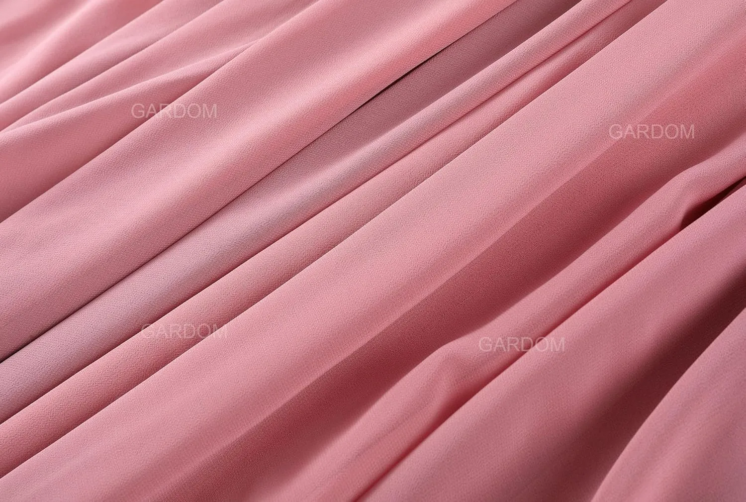 GARDOM Ruffle Sleeves Bridesmaid Dress for Wedding V Neck Chiffon Long Maxi Formal Dresses Wedding Evening Party Gowns