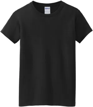 Gildan Blank T-Shirt - Unisex Style 5000 Adult Black