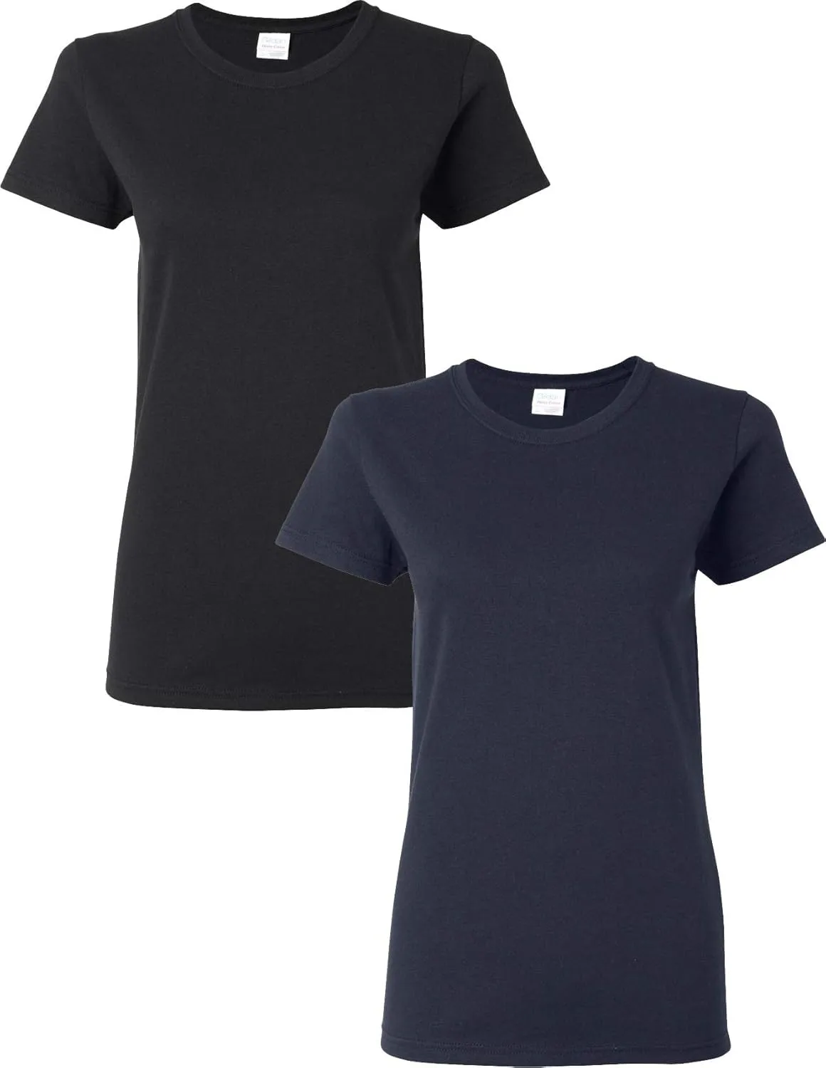 Gildan Women's Heavy Cotton T-Shirt, Style G5000L, 2-Pack