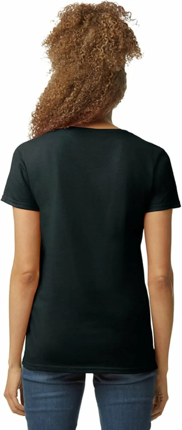 Gildan Women's Heavy Cotton V-Neck T-Shirt, 2-Pack
