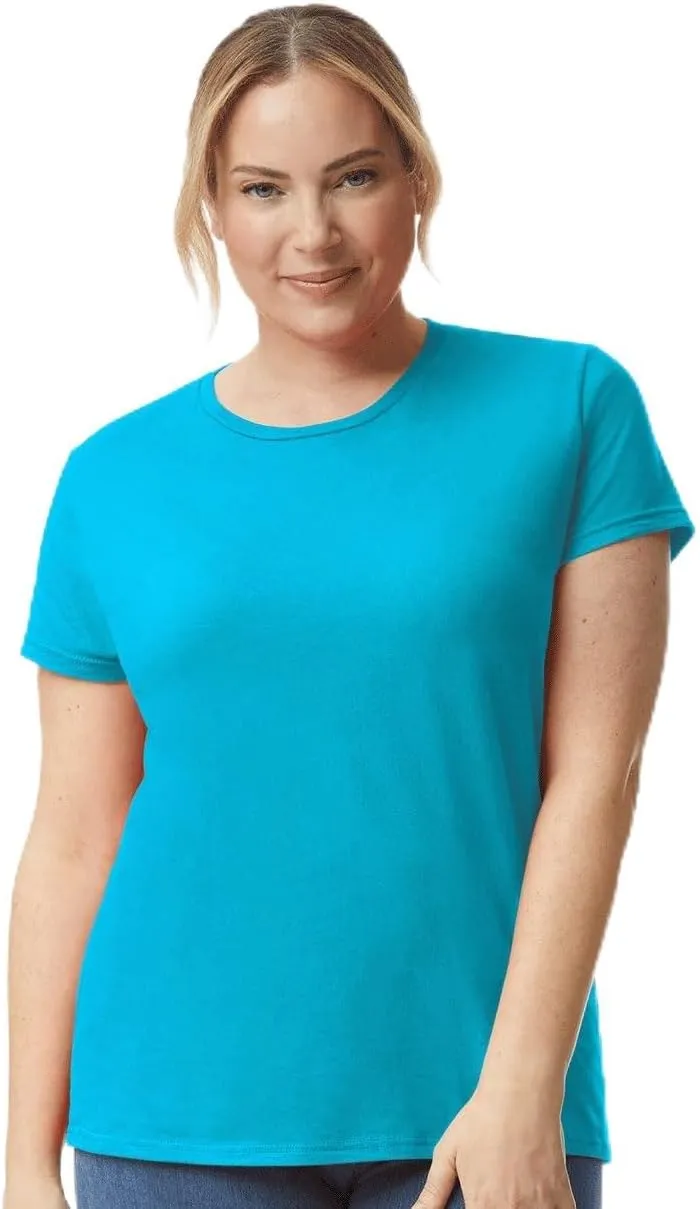 Gildan Women's Softstyle Cotton T-Shirt, Style G64000l, Multipack