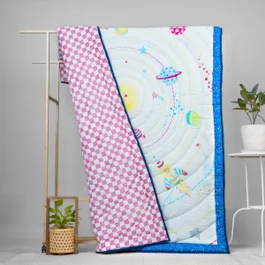 Gudgoodie Cotton Muslin Baby Quilt  - Galactic Adventure