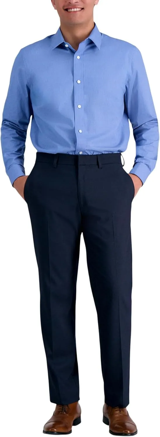 Haggar Men's Premium Comfort Slim Fit Wrinkle Resistant Dress Shirt