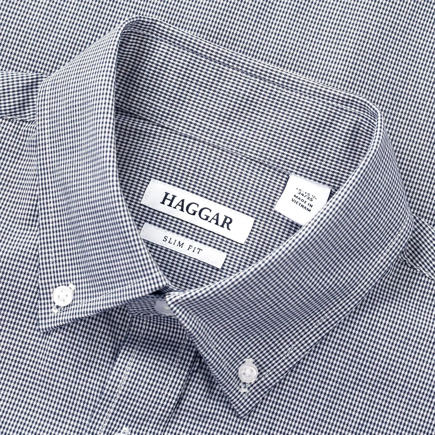 Haggar Men's Premium Comfort Slim Fit Wrinkle Resistant Dress Shirt