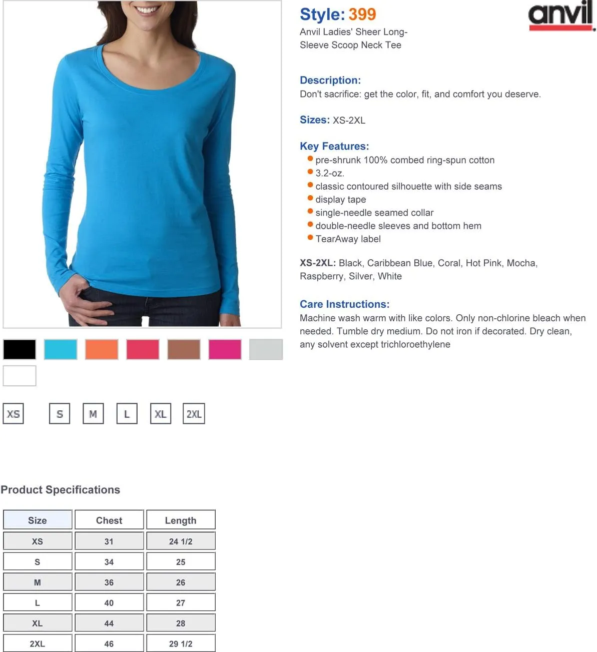 Hanes Men's Cool Dri Performance Long-Sleeve T-Shirt