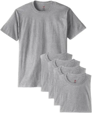 Hanes Ultimate Men's 5-Pack Tagless ComfortSoft Crewneck T-Shirt