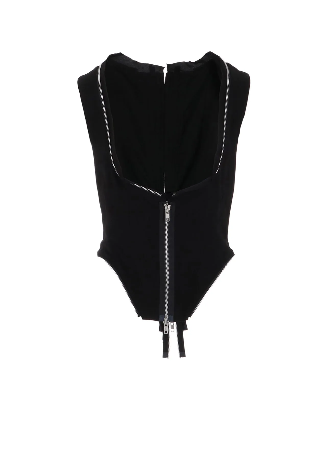 HARD TWIST GABARDINE ZIP VEST