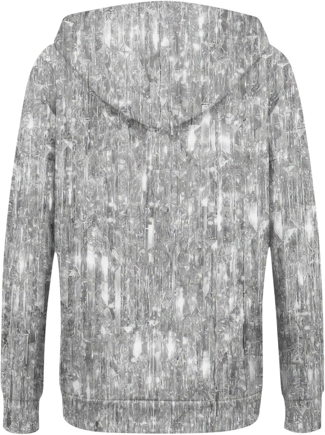 Hoodies for Women Stylish Zip Up Hoodie Long Sleeve Print Sweatshirts Casual Fashion Jackets with Pocket Fall Outfits