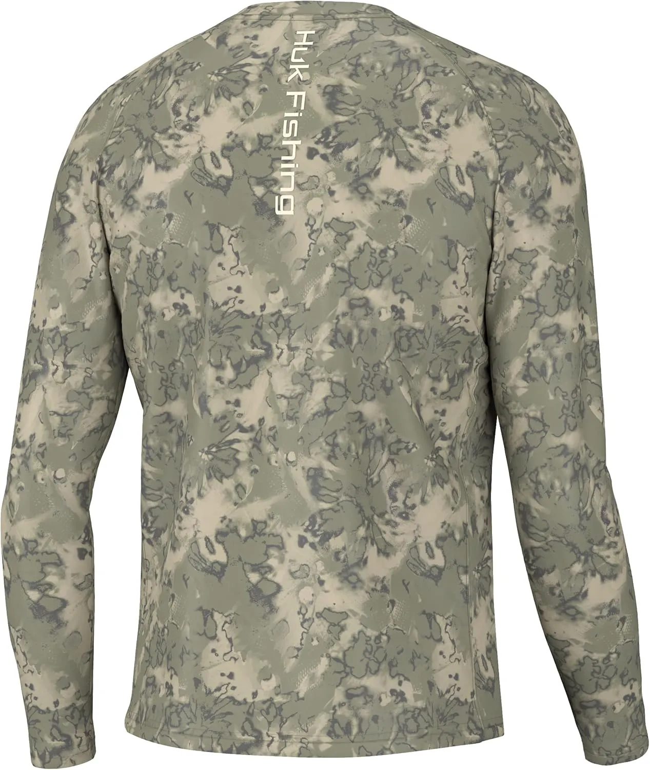 HUK Men's Pursuit Crew Long Sleeve, Sun Protecting Fishing Shirt