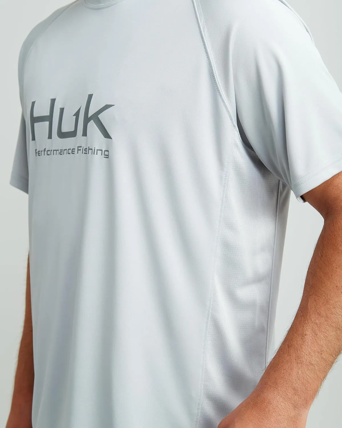 HUK Men's Pursuit Short Sleeve, Performance Shirt   Sun Protection