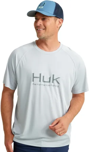 HUK Men's Pursuit Short Sleeve, Performance Shirt   Sun Protection