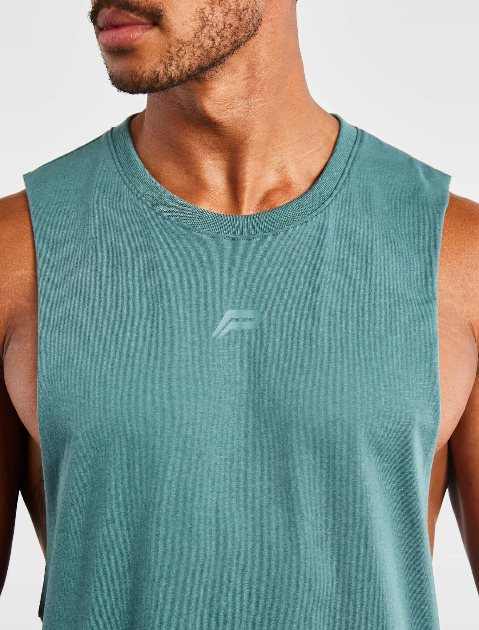 Icon Drop Arm Tank - Teal