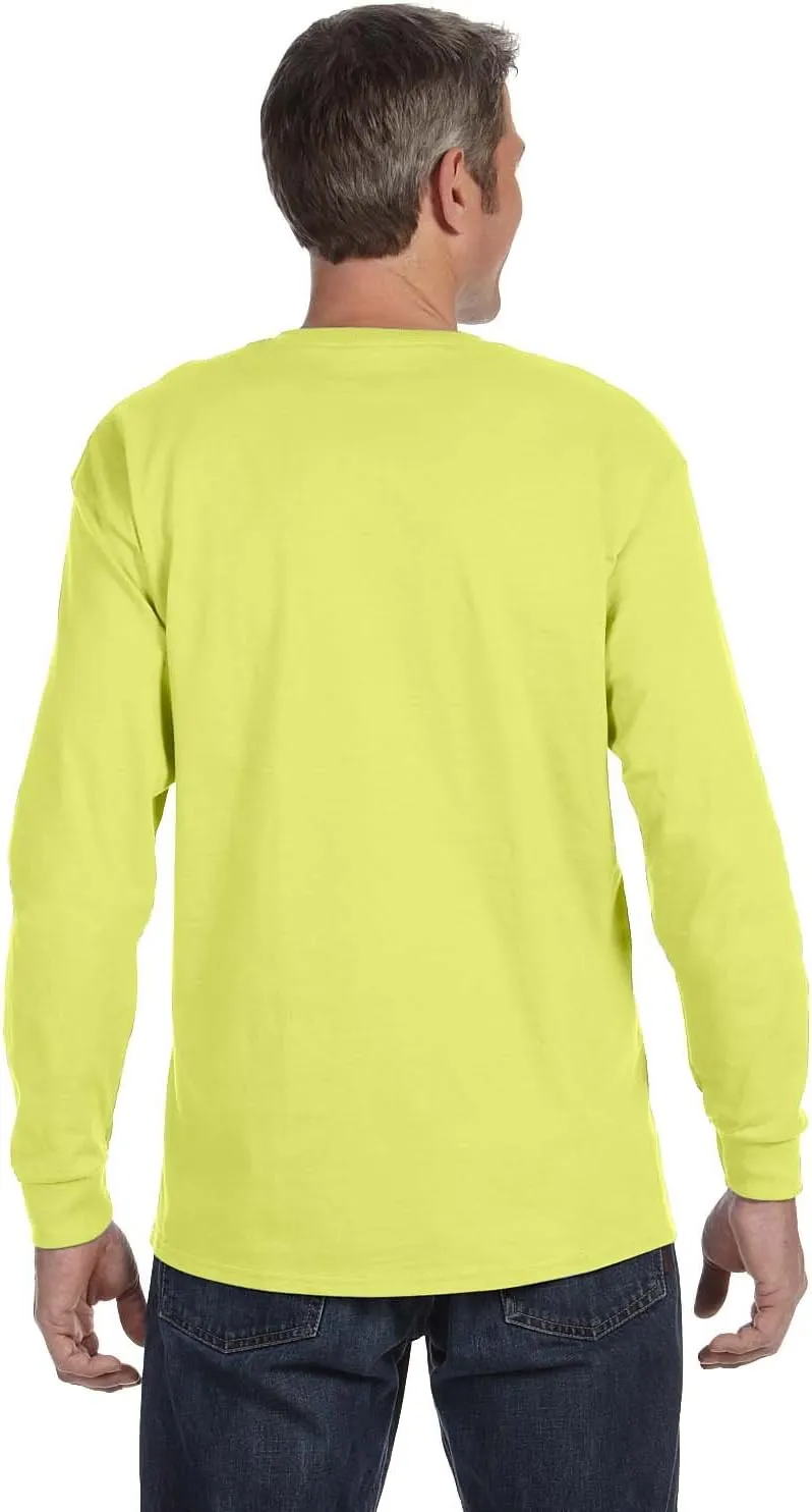Jerzees Men's Dri-Power Long Sleeve T-Shirt Multipack