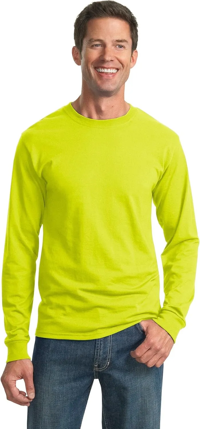 Jerzees Men's Dri-Power Long Sleeve T-Shirt Multipack
