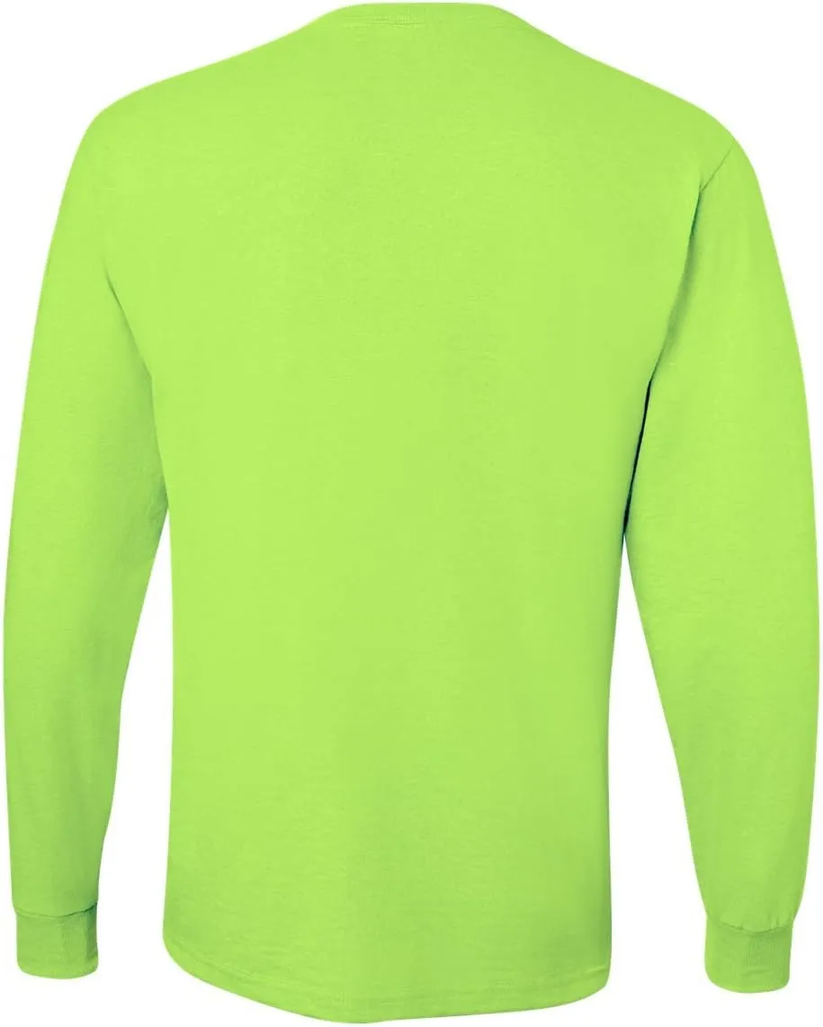Jerzees Men's Dri-Power Long Sleeve T-Shirt Multipack