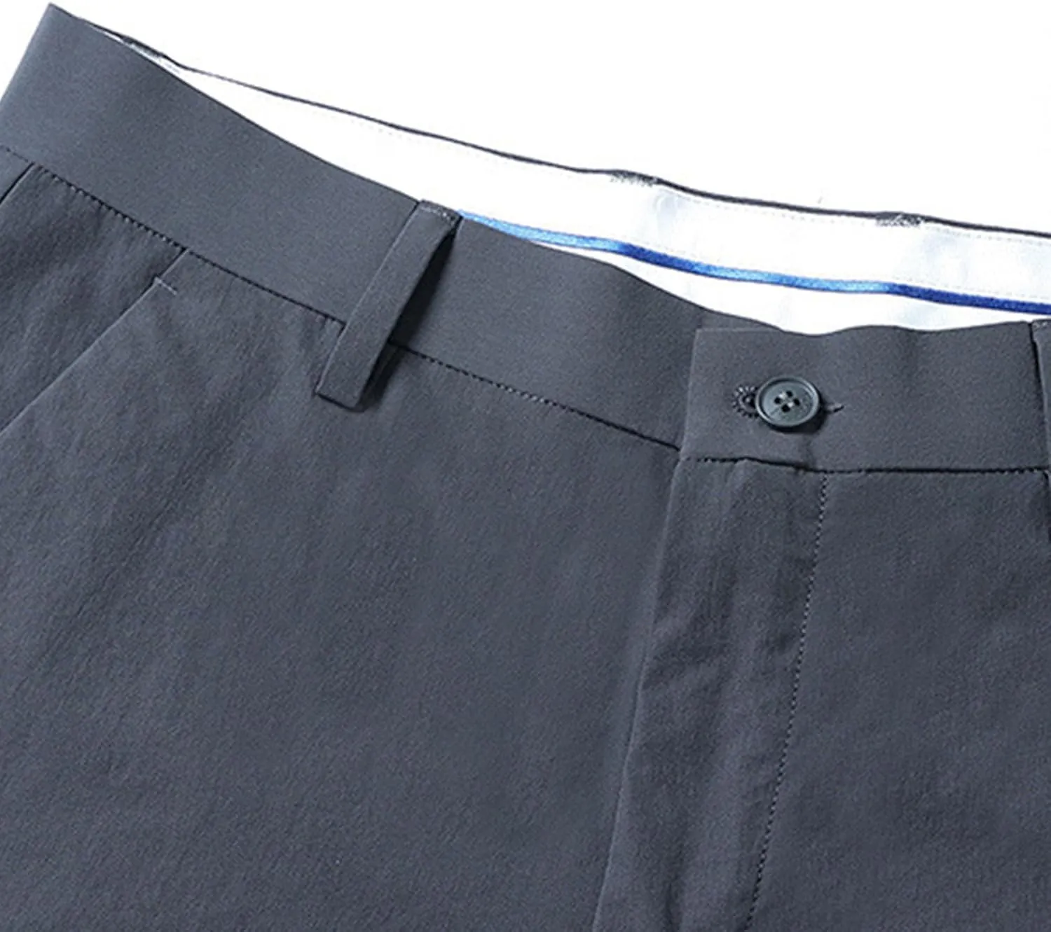JEShifangjiusu Men'S Slim-Fit Wrinkle-Resistant Flat-Front Chino Pant Stretch Dress Pants Skinny Suit Pants With Pockets