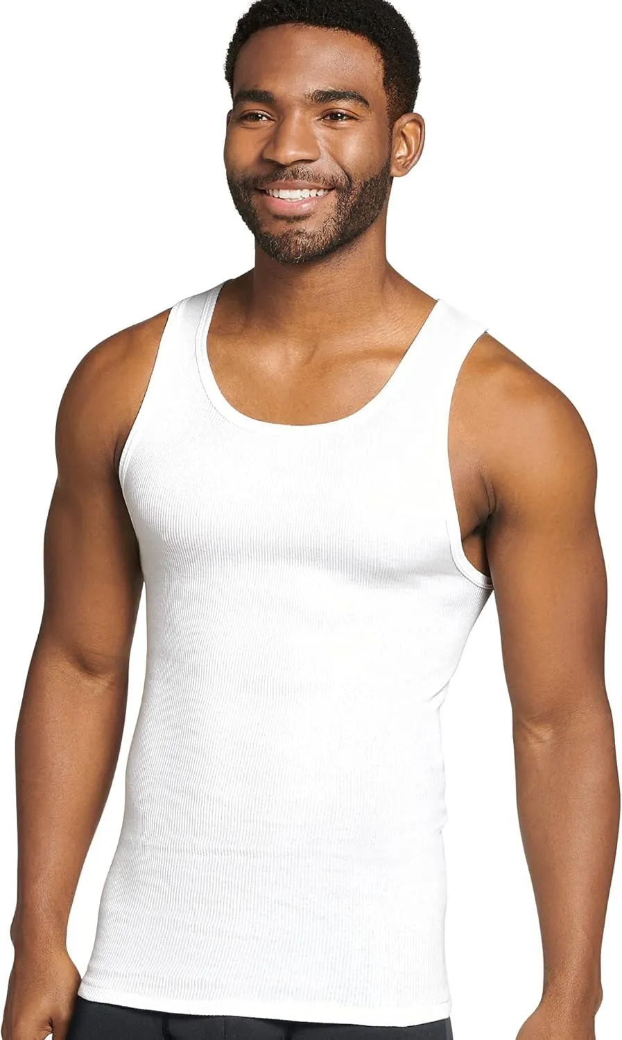Jockey Men's Undershirt 100% Cotton A-Shirt Tank - 8 Pack