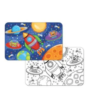 Kids Space Ship Reversible Placemat