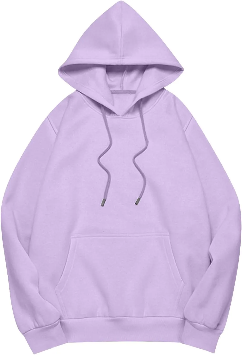 KUIOLYPOER Womens Oversized Hoodies Long Sleeve Hooded Plush Sweatshirt with Pocket 2025 Fashion Tops Trendy Outfits