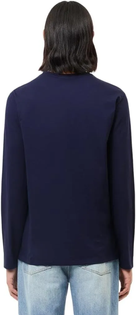 Lacoste Men's V Neck Lightweight Pima Cotton Jersey T-Shirt