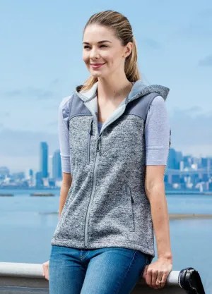 Ladies District Sweater Fleece Vest