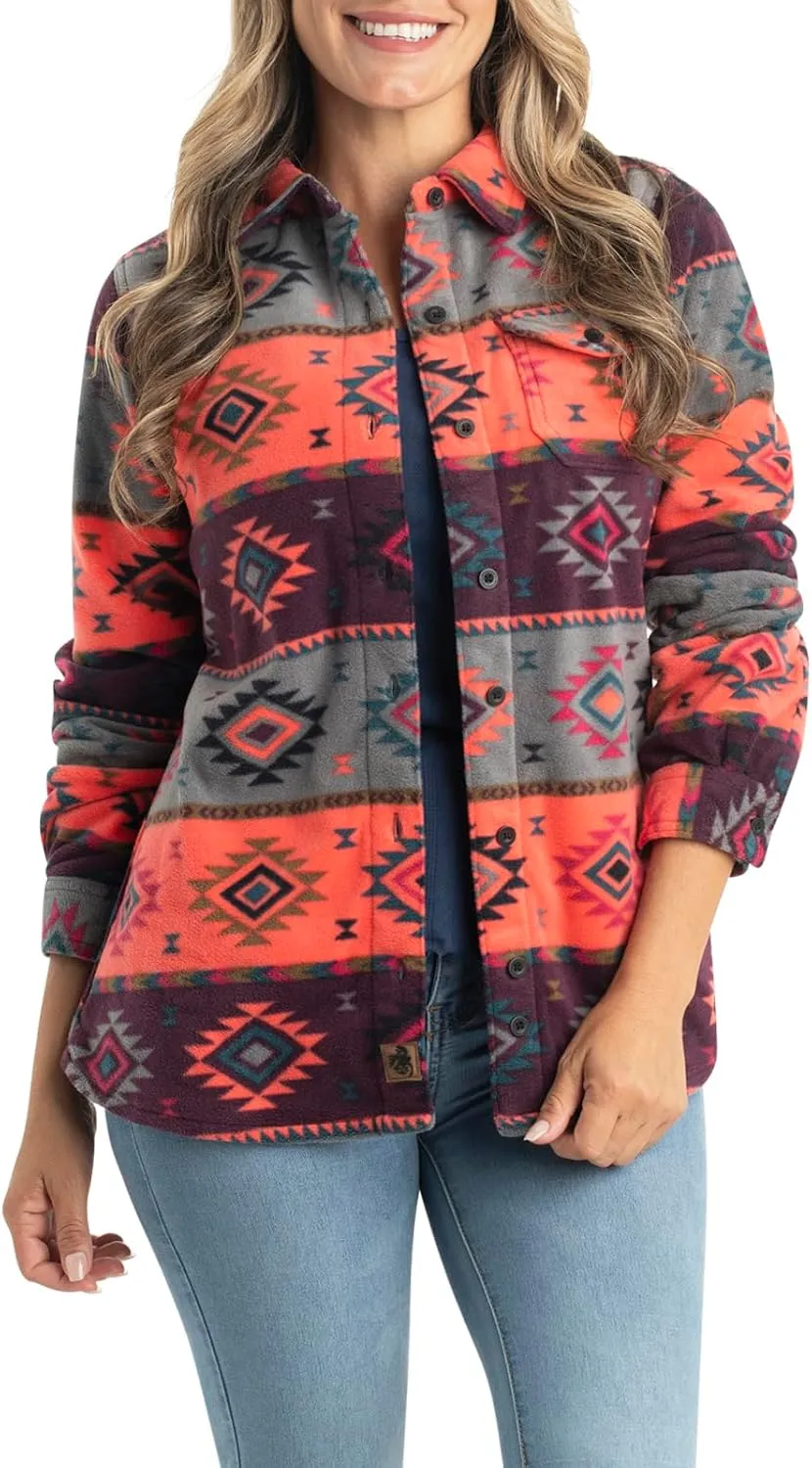 Legendary Whitetails Women's Trail Guide Fleece Button Down Shirt