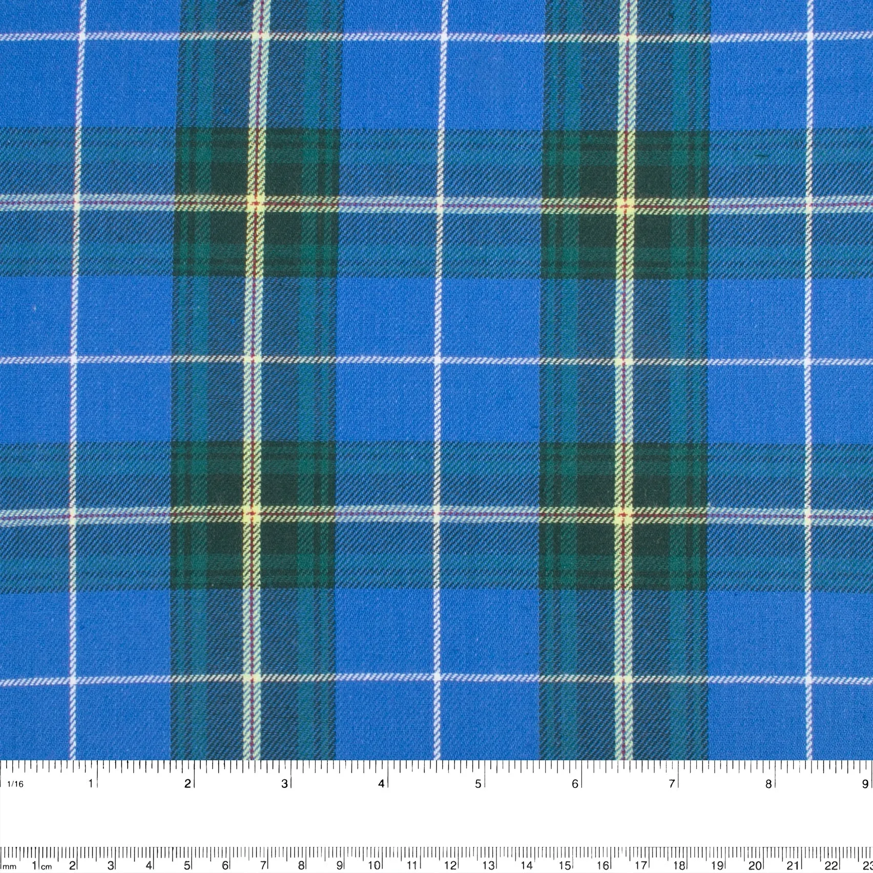 LONDON brushed plaid - Nova Scotia - Cobalt / Green